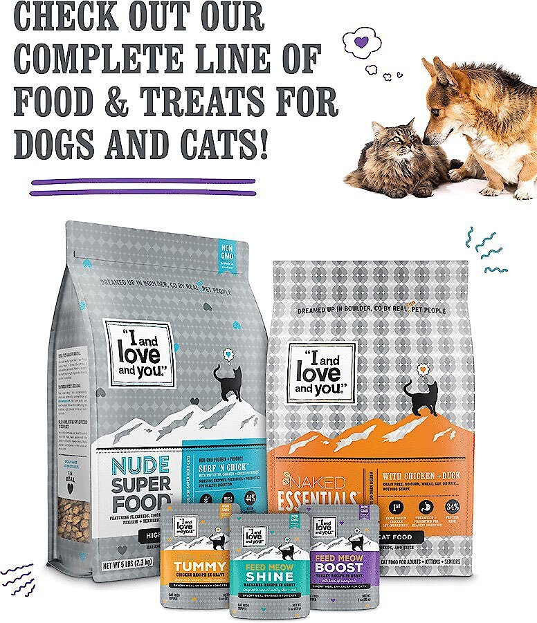 I and Love and You Nothin' But Fish Grain-Free Cat Treats
