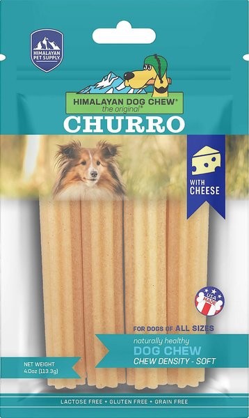Himalayan Pet Supply yakyCHURRO Cheese Dog Treats, 8 count slide 1 of 9