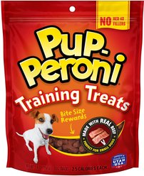 Pup-Peroni Training Treats Made with Real Beef Dog Treats, 5.6-oz bag, bundle of 2