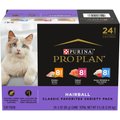 Purina Pro Plan Hairball Entrees Control Variety Pack Wet Cat Food, 3-oz can, case of 24