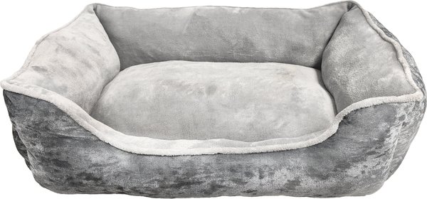 Cosmo Furbabies Velvet Step In Dog Bed, Gray, 30-in slide 1 of 4