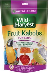 Wild Harvest Fruit Kabobs Bird Treats, 6 count