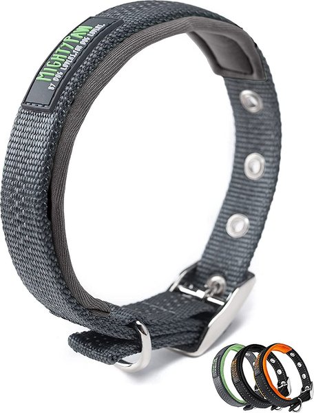 Mighty Paw Sport 2.0 Dog Collar, Grey, X-Large slide 1 of 2