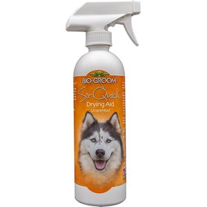 Bio-Groom So-Quick Drying Aid Spray for Dogs & Cats, 16-oz bottle, 12 count