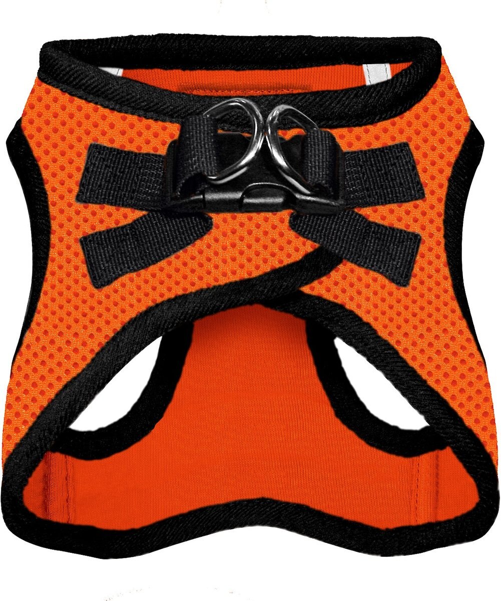 BEST PET SUPPLIES Voyager Stepin Air Dog Harness, Orange Base, Small