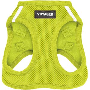 Best Pet Supplies Voyager Step-in Air Dog Harness, Lime Green with Matching Trim, Medium
