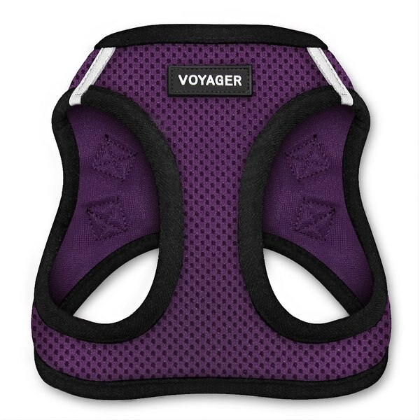 BEST PET SUPPLIES Voyager Stepin Air Dog Harness, Purple Base, XX