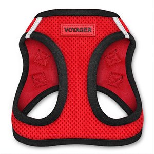 Best Pet Supplies Voyager Step-in Air Dog Harness, Red Base, Small