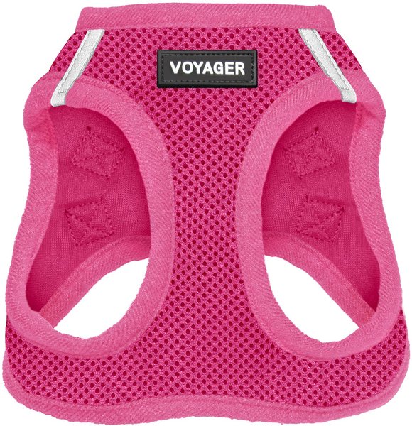 Best Pet Supplies Voyager Step-in Air Dog Harness, Fuchsia with Matching Trim, Large slide 1 of 4