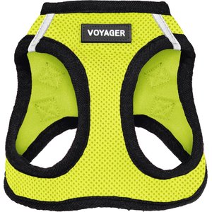 Best Pet Supplies Voyager Step-in Air Dog Harness, Lime Green Base, Large