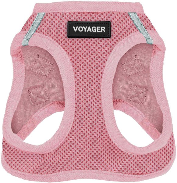 Best Pet Supplies Voyager Step-in Air Dog Harness, Pink with Matching Trim, Large slide 1 of 4