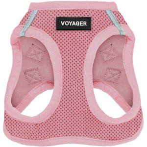 Best Pet Supplies Voyager Step-in Air Dog Harness, Pink with Matching Trim, Medium