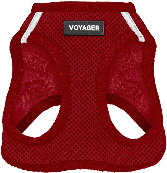 Best Pet Supplies Voyager Step-in Air Dog Harness, Red with Matching Trim, Large slide 1 of 4