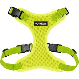 Best Pet Supplies Voyager Step-in Lock Dog Harness, Lime Green with Matching Trim, Large