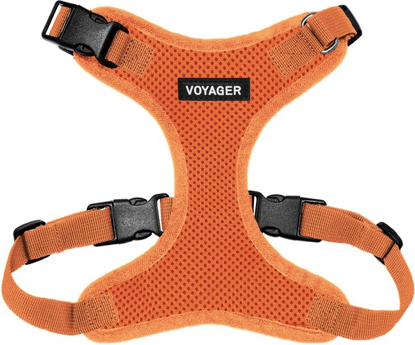 Best Pet Supplies Voyager Step-in Lock Dog Harness, Orange with Matching Trim, Medium slide 1 of 4