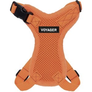 Best Pet Supplies Voyager Step-in Lock Dog Harness, Orange with Matching Trim, XXX-Small