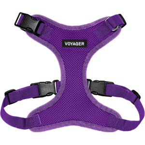 Best Pet Supplies Voyager Step-in Lock Dog Harness, Purple with Matching Trim, Medium