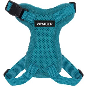 Best Pet Supplies Voyager Step-in Lock Dog Harness, Turquoise with Matching Trim, XX-Small