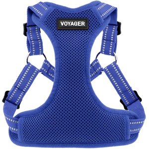 Best Pet Supplies Voyager Fully Adjustable Step-in Mesh Dog Harness, Royal Blue, X-Large