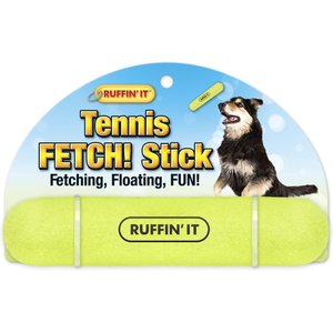 RUFFIN' IT Yellow Tennis Fetch Stick Dog Toy