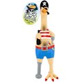 RUFFIN' IT Captain Jack Rubber Chicken Dog Toy