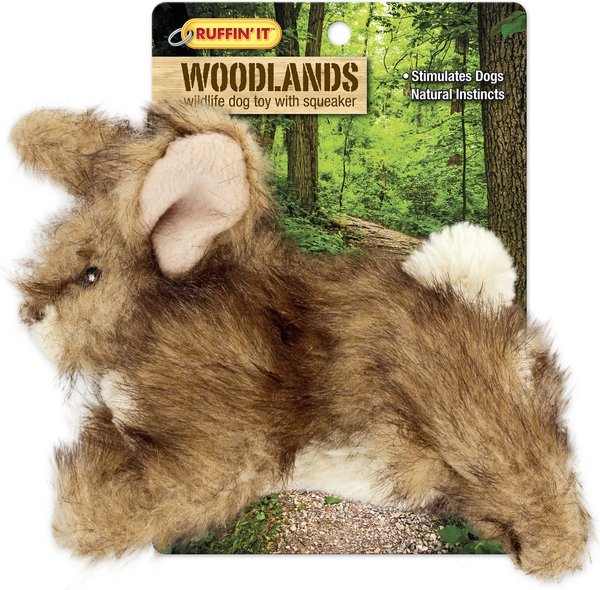 RUFFIN' IT Woodlands Rabbit Plush Dog Toy slide 1 of 4