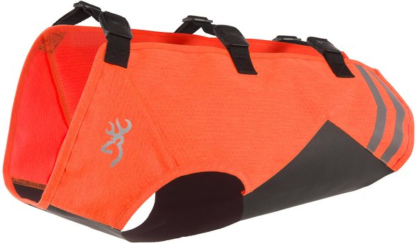 Browning Full Coverage Dog Safety Vest, Orange/Black, Medium slide 1 of 5