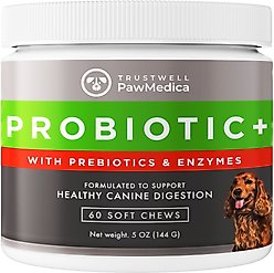 PawMedica Probiotic+ Digestive Enzymes Probiotic Dog Chews, 60 count slide 1 of 8