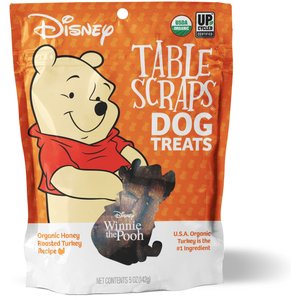 Disney Table Scraps Winnie the Pooh Organic Honey Roasted Turkey Recipe Dog Treats, 5-oz bag