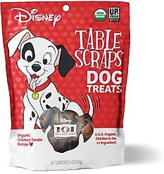 Disney Table Scraps 101 Dalmatians Organic Chicken Tender Recipe Jerky Dog Treats, 5-oz bag slide 1 of 5