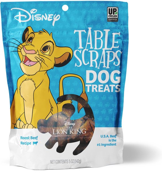 Disney Table Scraps Simba Roast Beef Recipe Jerky Dog Treats, 5-oz bag slide 1 of 5