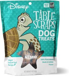 Disney Table Scraps Finding Nemo Vegan Surf-N-Turf Recipe Plant Based Jerky Dog Treats, 5-oz bag