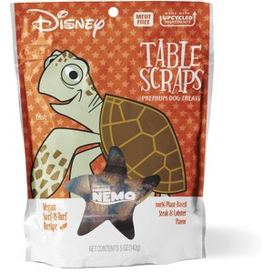 Disney Table Scraps Vegan Surf-N-Turf Recipe  Jerky Dog Treats, 5-oz bag