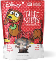 Disney Table Scraps Meatless Meatloaf Recipe Jerky Dog Treats, 5-oz bag