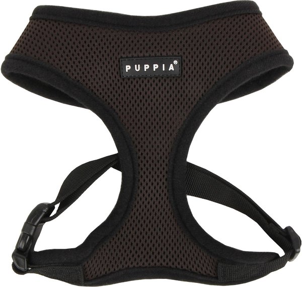 Puppia Soft Polyester Back Clip Dog Harness, Brown, X-Large: 22 to 32-in chest slide 1 of 6