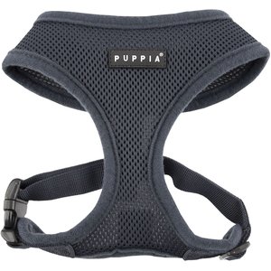Puppia Soft Polyester Back Clip Dog Harness, Grey, XX-Large: 29 to 41-in chest