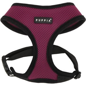 Puppia Soft Polyester Back Clip Dog Harness, Purple, Large: 20 to 29-in chest