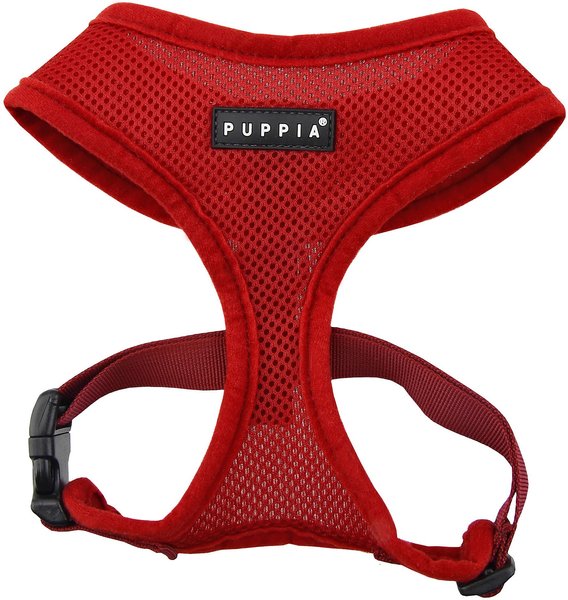 Puppia Soft Polyester Back Clip Dog Harness, Wine, XX-Large: 29 to 41-in chest slide 1 of 6