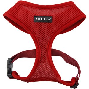 Puppia Soft Polyester Back Clip Dog Harness, Wine, XX-Large: 29 to 41-in chest