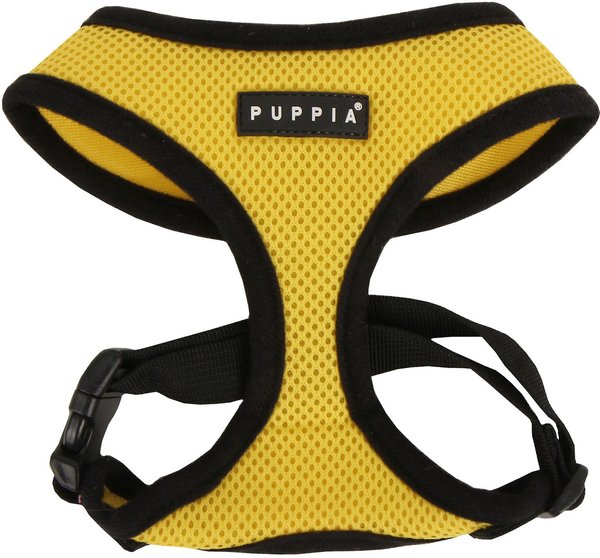 Puppia Soft Polyester Back Clip Dog Harness, Yellow, X-Small: 7.5 to 9-in chest slide 1 of 6
