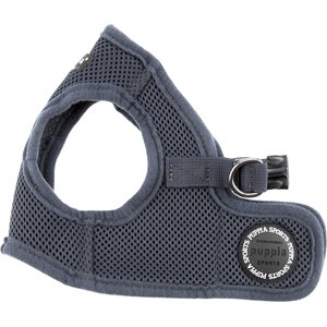 Puppia Vest Polyester Step In Back Clip Dog Harness, Grey, XX-Large: 23.6 to 24.4-in chest