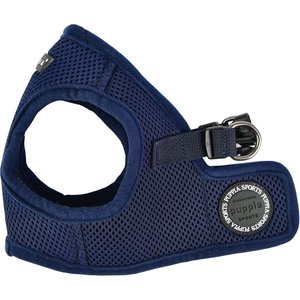 Puppia Vest Polyester Step In Back Clip Dog Harness, Navy, Large: 16.1 to 16.9-in chest
