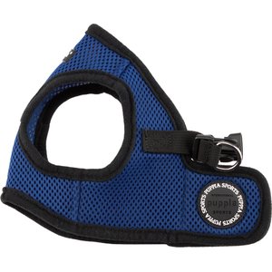 Puppia Vest Polyester Step In Back Clip Dog Harness, Royal Blue, XX-Large: 23.6 to 24.4-in chest