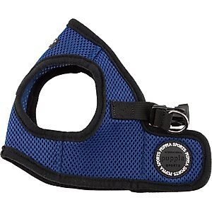 Puppia Vest Polyester Step In Back Clip Dog Harness, Royal Blue, XXX-Large: 26.8 to 27.6-in chest
