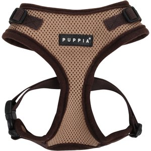 Puppia RiteFit Polyester Back Clip Dog Harness, Beige, Large: 19.5 to 29.5-in chest