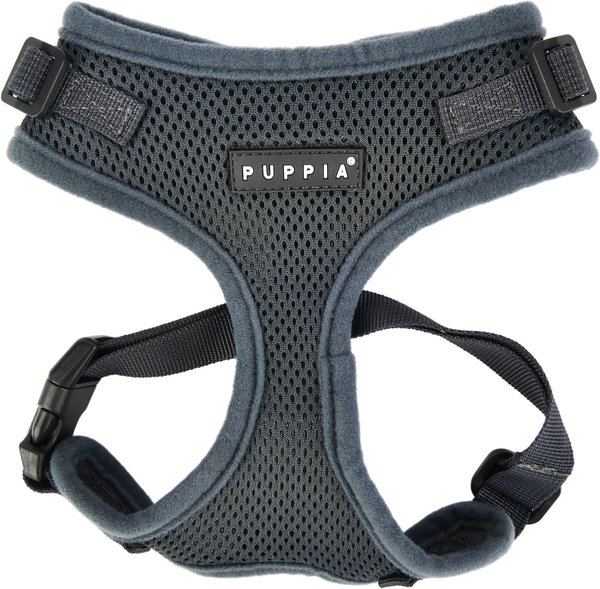 Puppia RiteFit Polyester Back Clip Dog Harness, Grey, Small: 13.0 to 19.0-in chest slide 1 of 6