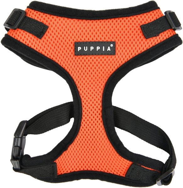Puppia RiteFit Polyester Back Clip Dog Harness, Orange, Small: 13.0 to 19.0-in chest slide 1 of 6