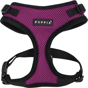 Puppia RiteFit Polyester Back Clip Dog Harness, Purple, Small: 13.0 to 19.0-in chest
