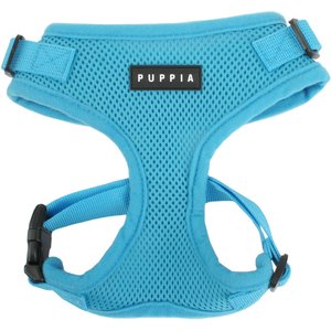 Puppia RiteFit Polyester Back Clip Dog Harness, Sky Blue, Medium: 15.0 to 22.0-in chest