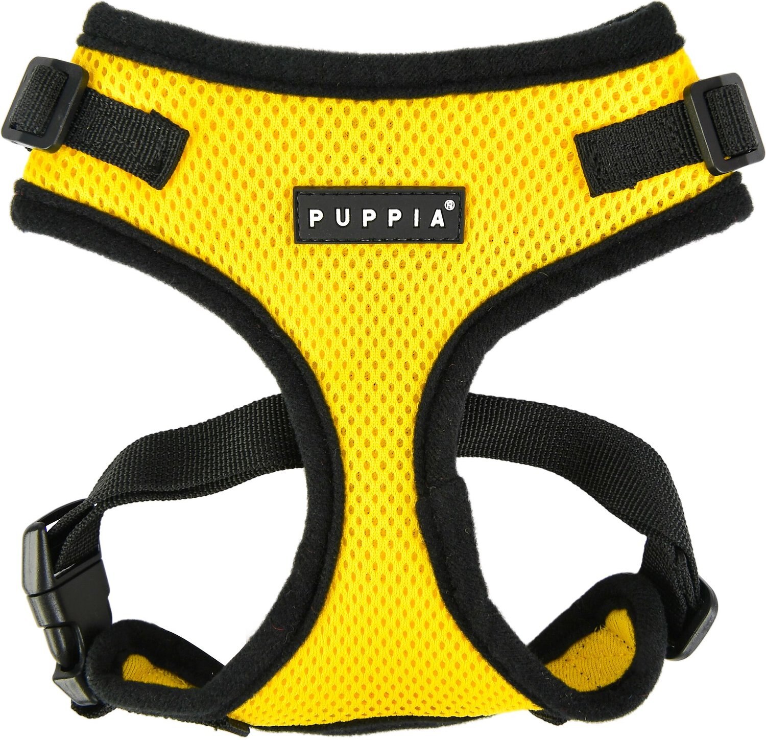 PUPPIA RiteFit Polyester Back Clip Dog Harness, Yellow, X-Large: 21.5 to  31.5-in chest